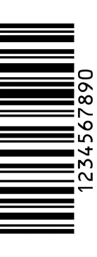 Imagen de código de barras ficticio